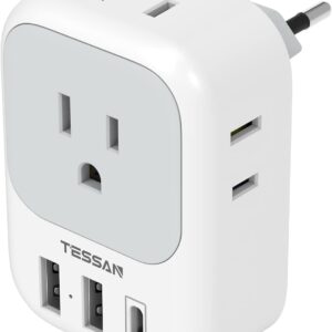 European Travel Plug Adapter Usb C Tessan International Plug Adapter.jpg