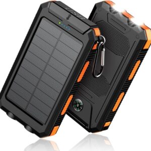 Feeke Solar Charger Power Bank 36800mah Portable Chargerqc30 Fast Charger Dual Usb.jpg