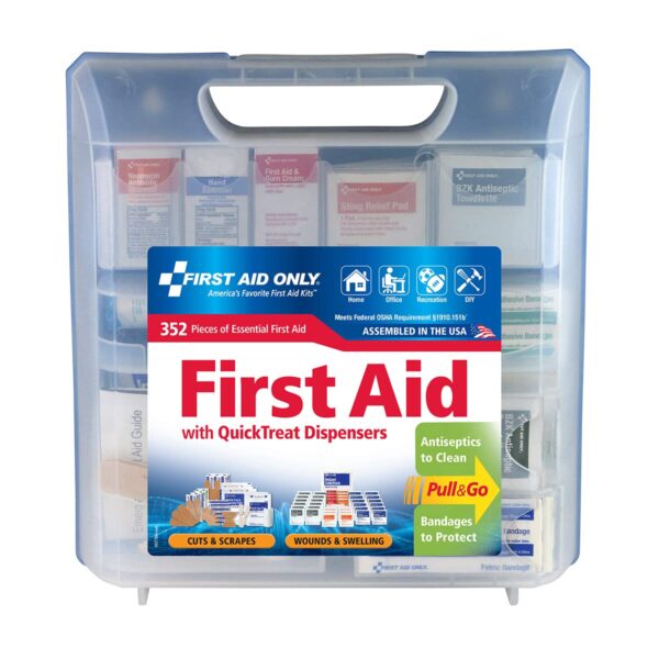 First Aid Only 91268 Quicktreat Dispenser Emergency First Aid Kit.jpg