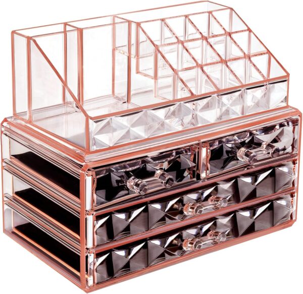 Hblife Acrylic Clear Dustproof Makeup Storage Organizer Drawers Large Skin.jpg