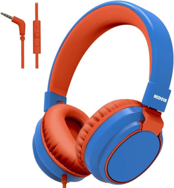 Headphone Kids Volume Limited 85110db Wired Over Earon Earr Foldable Headset With.jpg