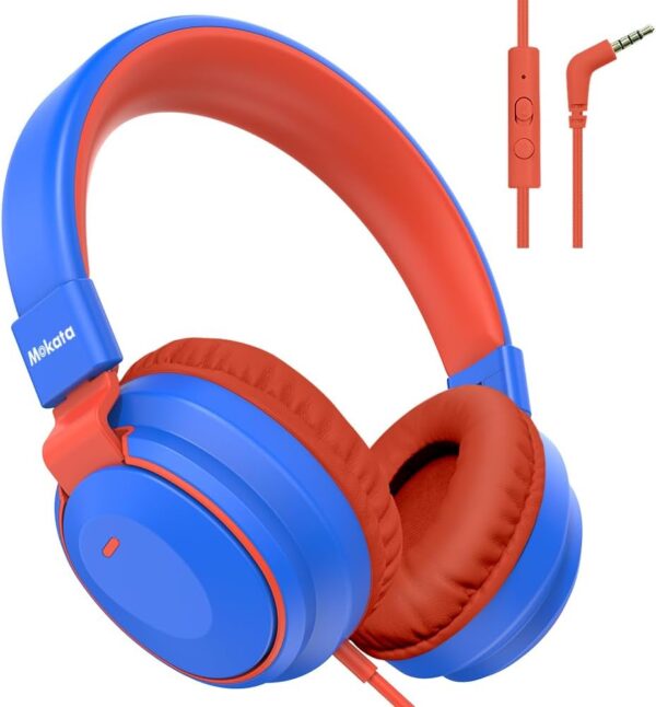 Headphone Kids Volume Limited 8596db Wired Over Earon Earr Foldable Headset With.jpg