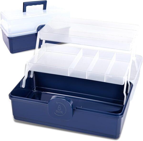 Hioasis Craft Organizer And Storage Box 3 Layer Multifunctional Storage Boxfolding.jpg