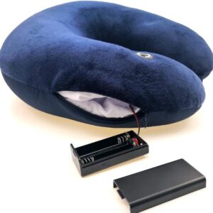 Hooshing Vibrating Neck Pillow Massage Therapy For Traveling Home Rest.jpg