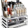 Ikee Design Acrylic Makeup Organizer With 4 Drawers And Removable.jpg