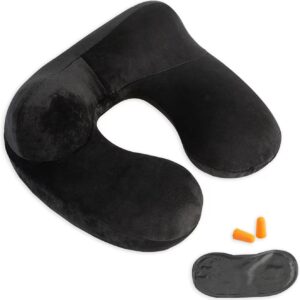 Inflatable Travel Pillow Neck Pillow Support For Traveling Airplanes Cars.jpg