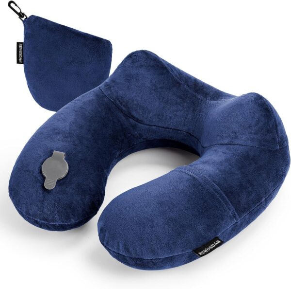 Inflatable Travel Pillow For Sleeping Airplane Inflatable Neck Pillow.jpg