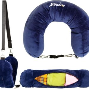 Jxm Travel Neck Pillow Stuffable With Clothes Stuffable Neck Pillow.jpg