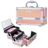 Joligrace Makeup Box Cosmetic Train Case Jewelry Organizer Lockable With.jpg