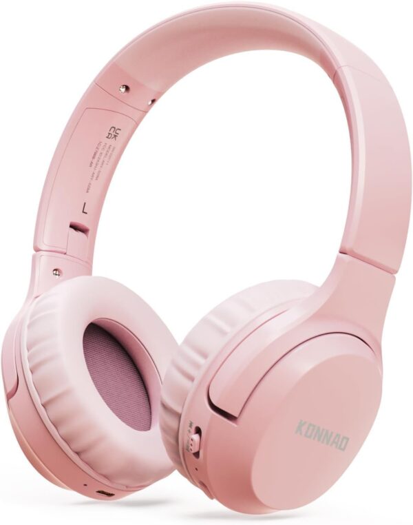 Kids Headphones Wireless 60h Foldable On Ear Headphone With Mic.jpg