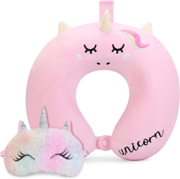 Kids Neck Pillow Unicorn Kids Travel Pillow Toddler Neck Pillow.jpg