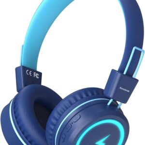 Kids Wireless Headphones With Colorful Led Lights Foldable Children Headphone.jpg