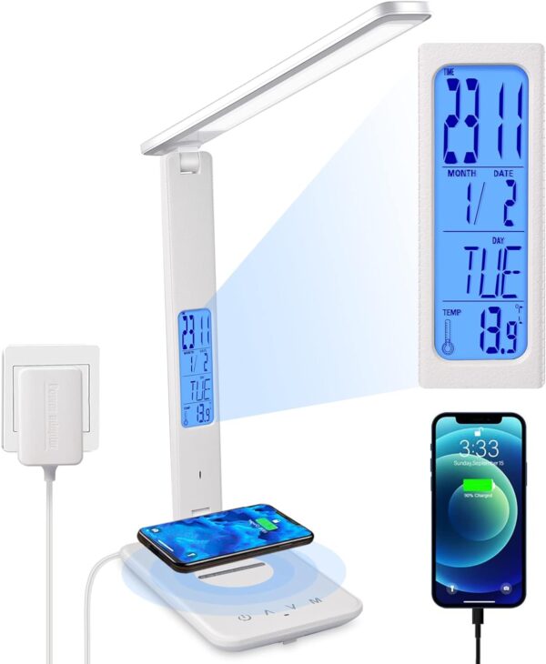 Led Desk Lamp Desk Lamp With Wireless Charger Suitable For.jpg