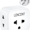 Lencent Eu To Us Plug Adapter European To Usa Outlet.jpg