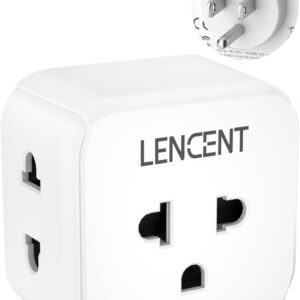 Lencent Eu To Us Plug Adapter European To Usa Outlet.jpg