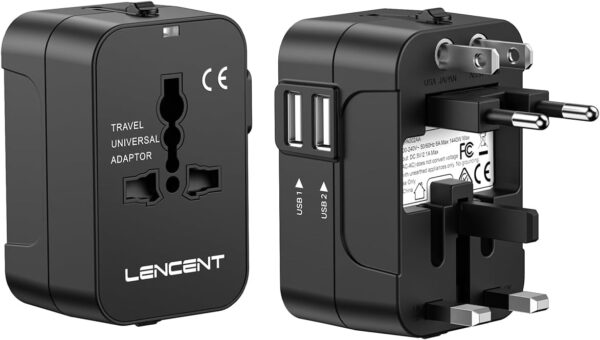 Lencent International Travel Adapter Worldwide All In One Universal Power.jpg