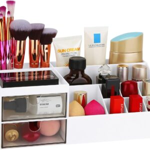 Leture Desk Organizer Cosmetic Makeup Vanity Organizer Box Bathroom Counter.jpg