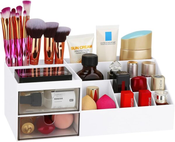 Leture Desk Organizer Cosmetic Makeup Vanity Organizer Box Bathroom Counter.jpg