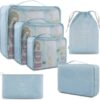 Lightweight 6 Pcs Packing Cubes System Travel Storage Packing Organizers.jpg