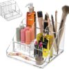 Makeup Organizer 6 Compartment Divided Clear Makeup Brush Holder For Vanity.jpg