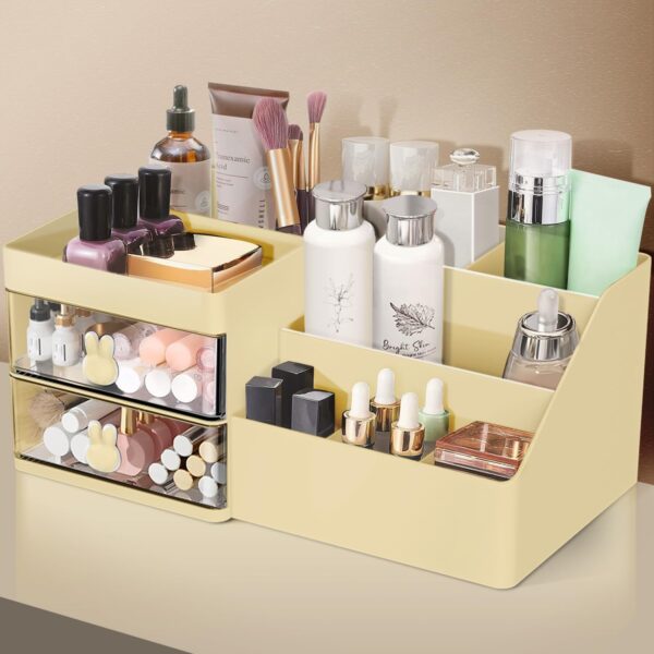 Makeup Organizer Cosmetic Desk Storage Box With Drawers Skincare Organizers.jpg