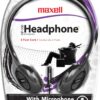 Maxell® Hp 100 On Ear Headphones With Microphone Black.jpg