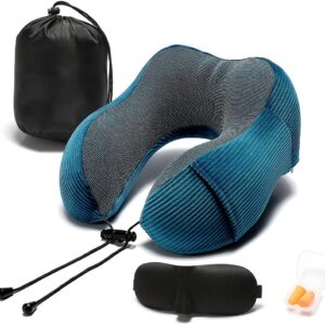 Memory Foam Neck Pillow With 360 Degree Head Support Lightweight Comfortable.jpg