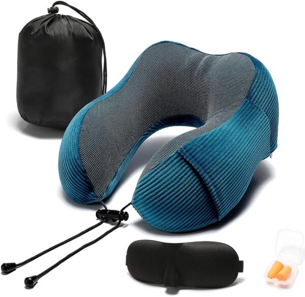 Memory Foam Neck Pillow With 360 Degree Head Support Lightweight Comfortable.jpg