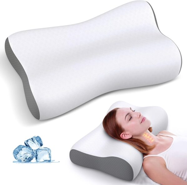 Memory Foam Pillow Ergonomic Neck Contour Cervical Pillow For Neck.jpg