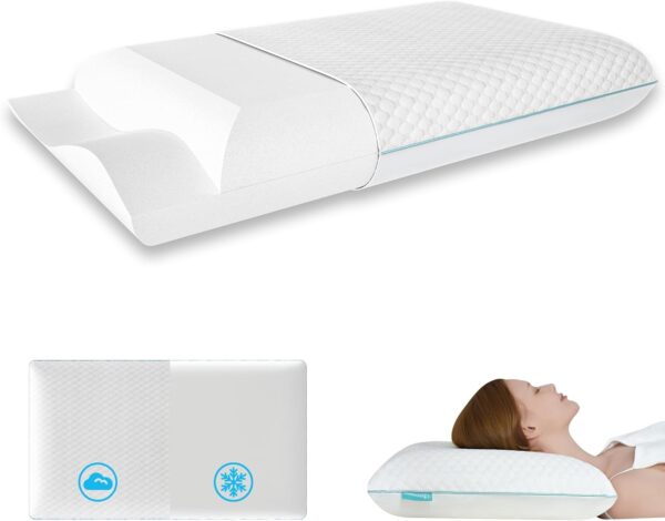 Memory Foam Pillow With Firm And Soft Options Firm Cervical.jpg