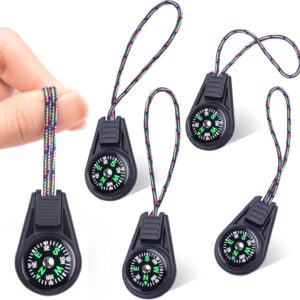 Mini Compass For Kids Compass Keychain，button Compass Bulk Kit，paracord Hiking.jpg