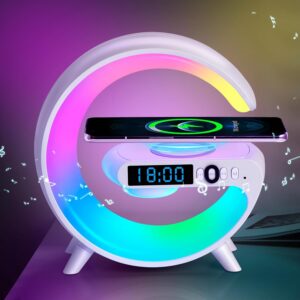 Mini G Type Wireless Charging Alarm Clock Atmosphere Lamp With.jpg