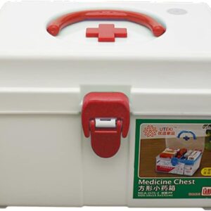 Muellery First Aid Box Plastic Storage Family Medicine Box Organizer.jpg