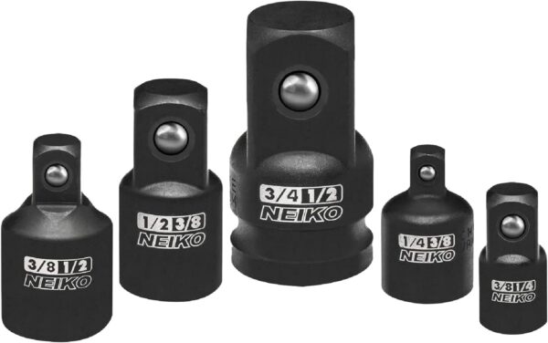 Neiko 30249a 5 Piece Impact Socket Adapter Set Standard Sae.jpg