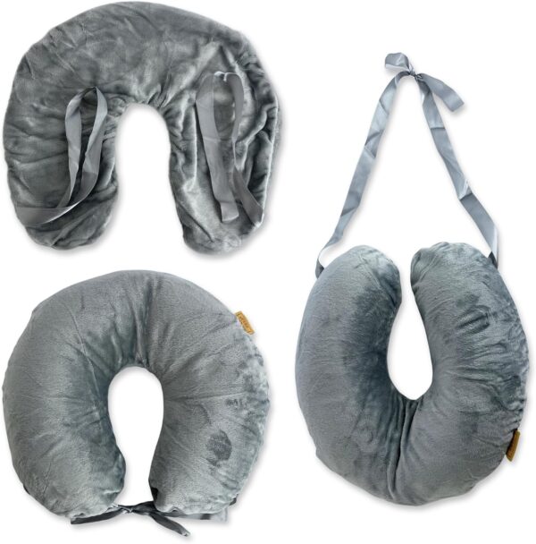 Neck Pillow Cover For Airplanes Travel Stuffable Travel Pillow.jpg