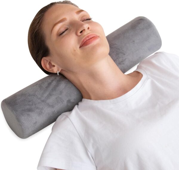 Neck Roll Pillow Memory Foam Cervical Pillow For Neck Support.jpg