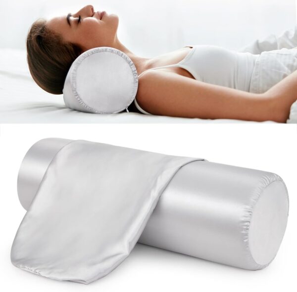 Noverlife 2 Pack Round Neck Pillow Case Covers 18x6 In.jpg