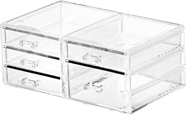 Office Desktop Storage Boxrectangular Desktop Drawersplastic Makeup Storagecontainers Bins With.jpg