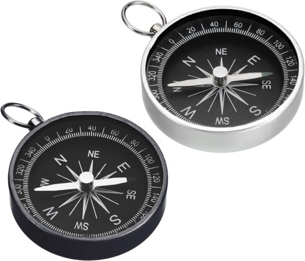 Patikil Pocket Compass Survival Sports Navigation Compass With Key Ring.jpg