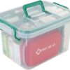 Plastic Lockable Medication Box Family First Aid Box Medicine Lock.jpg