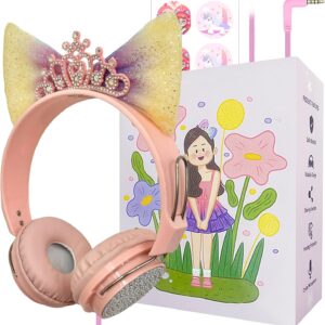 Priness Wired Kids Headphones With Mic For Schooltravel95db Volume Limitedshareportonover.jpg