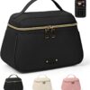 Rainsmore Travel Makeup Bag Large Make Up Bag Waterproof Cosmetic.jpg