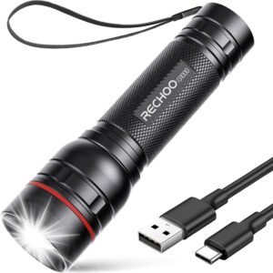 Rechoo Rechargeable Flashlights High Lumens G1000 Super Bright Flash Light.jpg