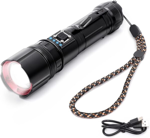 Rechargeable Flashlights High Lumens Tactical Flash Light Portable 160000 Lumens.jpg