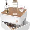 Rotating Makeup Organizer Train Case Stackable Cosmetic Storage Box For.jpg