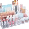 Stori Audrey Clear Vanity Makeup Organizer 15 Compartment Holder For.jpg