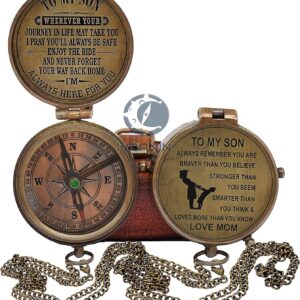 Son Gifts To My Son Compasspersonalized Compass With Leather Casegift.jpg