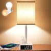 Table Lamp Bedside Lamp With 4 Usb Ports And Ac.jpg