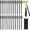 Tent Stakes With Hammer 24 Pack 10in Heavy Duty Tent.jpg