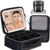 Travel Makeup Bag With Led Lighted Make Up Case With.jpg